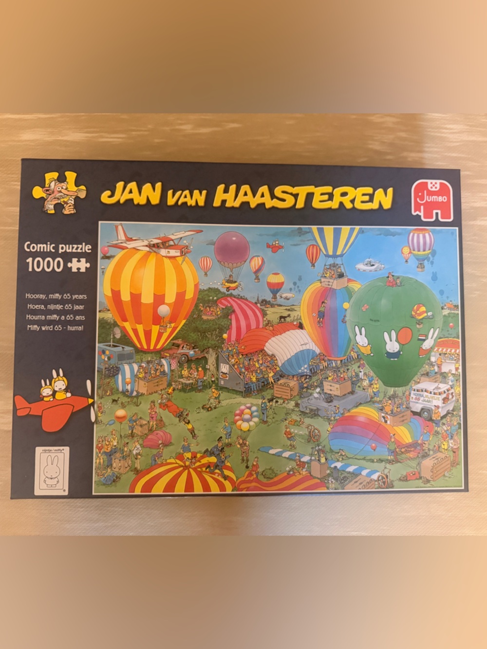 Jan van Haasteren Hooray Miffy 65 Years  Jigsaw Puzzle - 1000 pcs